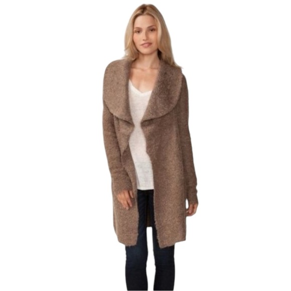 JOIE Yanet Drape Front Long Cardigan in Topaz Size  Size XS - Picture 3 of 6